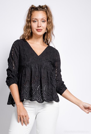 Wholesaler Jöwell - Embroidered blouse