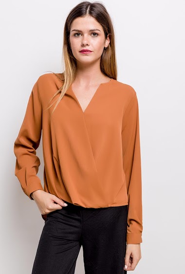 Wholesaler Jöwell - Wrap front blouse