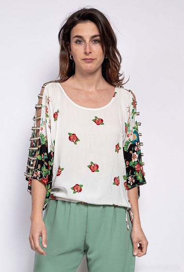 Wholesaler Jöwell - Floral blouse