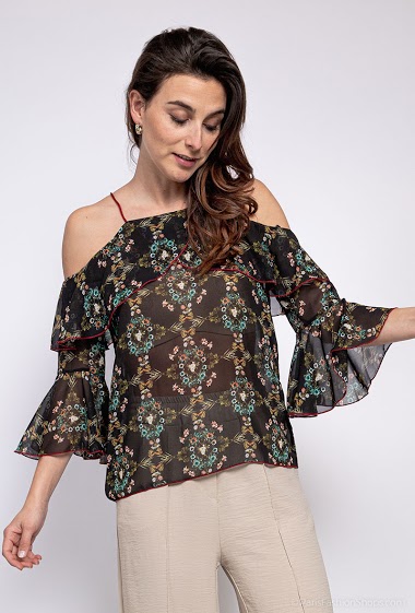 Wholesaler Jöwell - Floral blouse