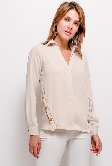 Wholesaler Jöwell - Flowing blouse with buttons