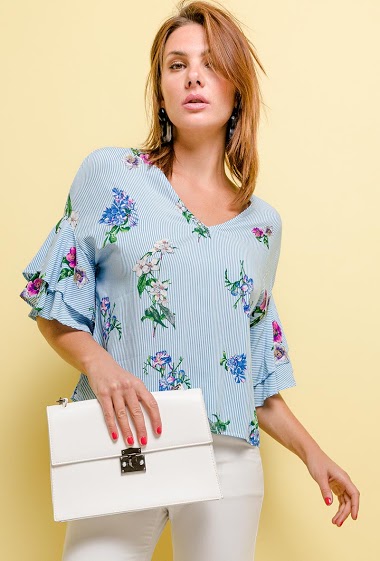Wholesaler Jöwell - Striped blouse