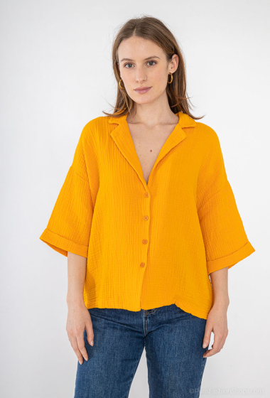 Wholesaler Jöwell - Cotton gauze blouse
