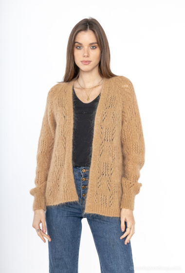 Wholesaler Jöwell - Knitted sweater with 40% kid mohair