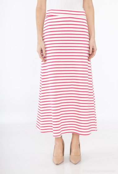Wholesaler Jöwell - Striped cotton skirt