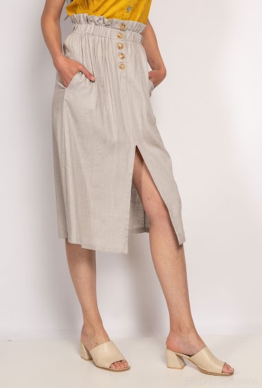 Wholesaler Jöwell - Linen blend skirt