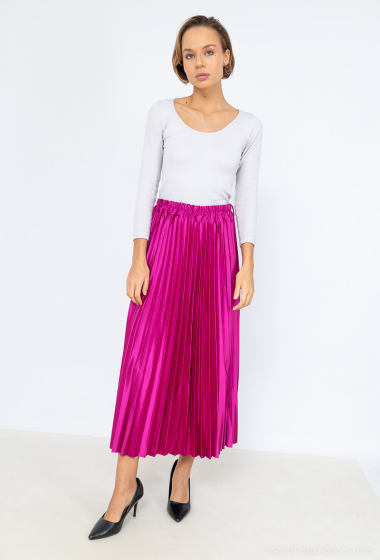 Wholesaler Jöwell - Satin pleated skirt