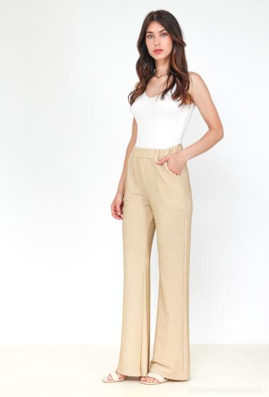 Wholesaler Jöwell - Shiny viscose trousers