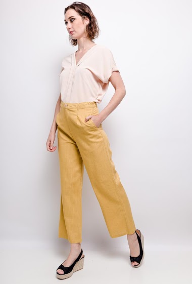 Wholesaler Jöwell - Linen blend pants