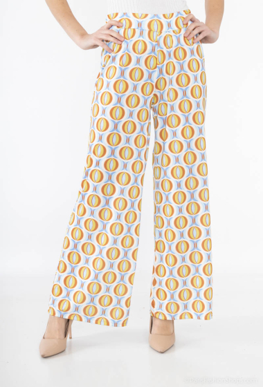 Wholesaler Jöwell - Flowing printed pants
