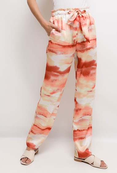 Wholesaler Jöwell - Tie and Dye trousers