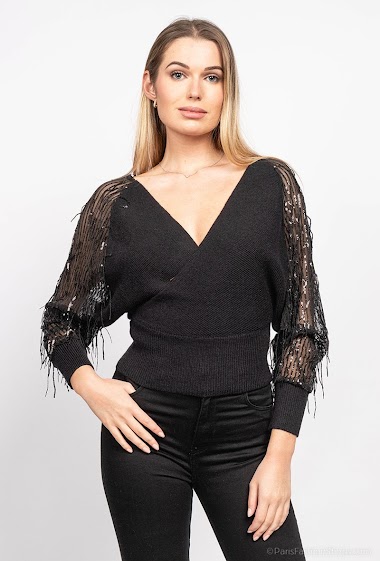 Wholesaler Jöwell - Sweater with sequins