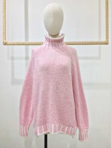 Wholesaler Jöwell - Funnel neck knit sweater