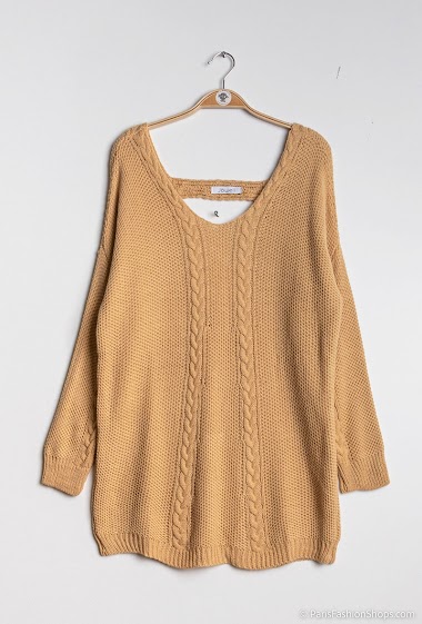 Wholesaler Jöwell - Cable knit sweater