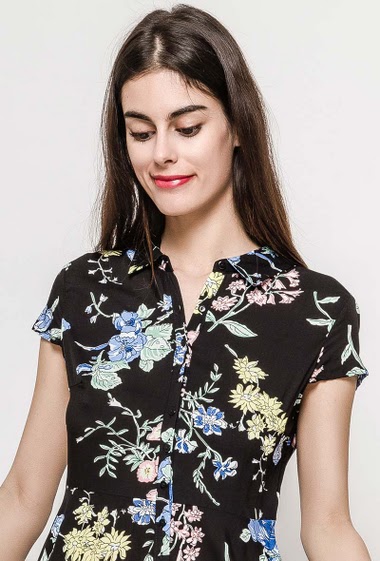 Wholesaler Jöwell - Flared shirt dress