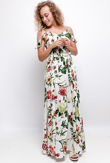 Wholesaler Jöwell - Floral maxi dress