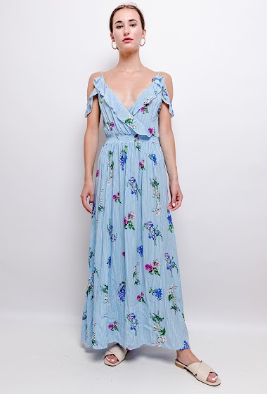 Wholesaler Jöwell - Floral maxi dress