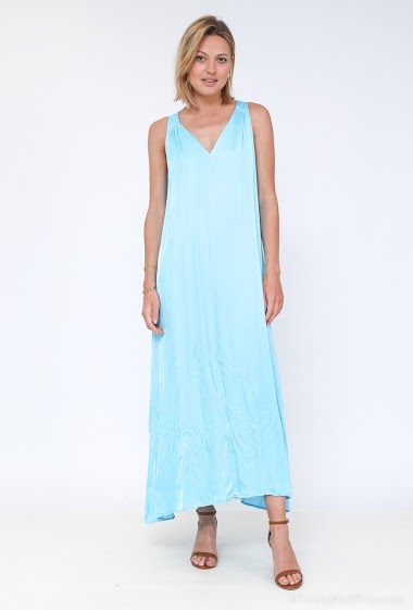 Wholesaler Jöwell - Maxi flowing dress with racer back