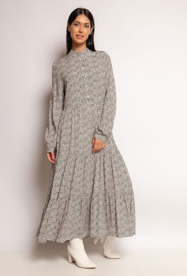 Wholesaler Jöwell - Long printed dress
