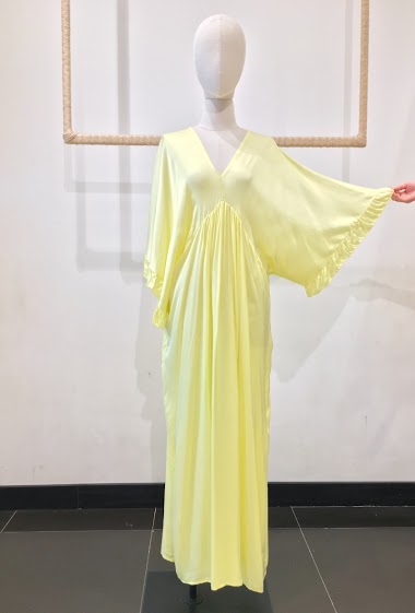 Wholesaler Jöwell - Long dress with batwing sleeves