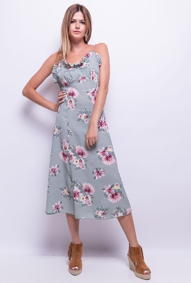 Wholesaler Jöwell - Floral midi dress