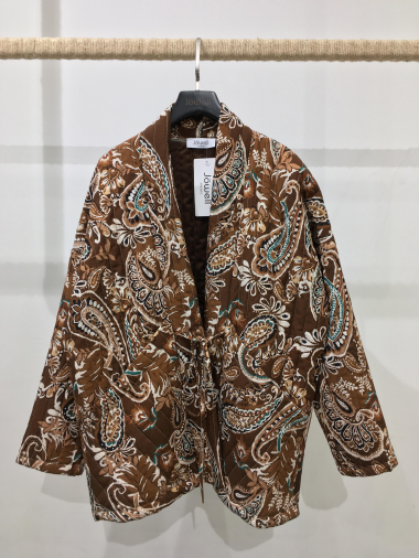 Wholesaler Jöwell - Printed quilted jacket