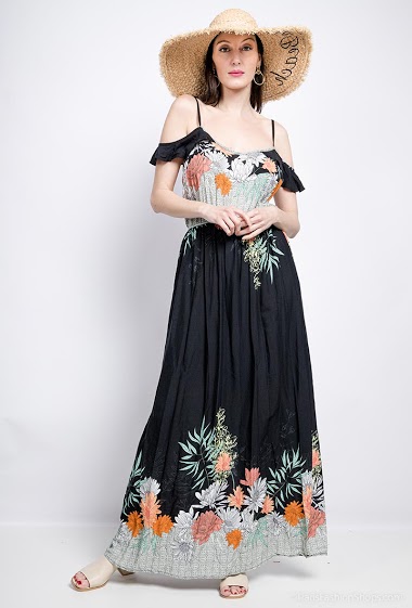 Wholesaler S.Z FASHION - Printed maxi dress