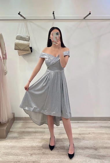 Wholesaler Juju Christine - Asymmetrical Evening Dress