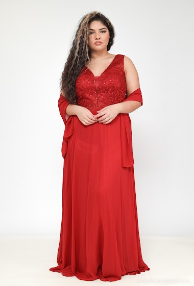 Wholesaler Juju Christine - Evening dress, big size