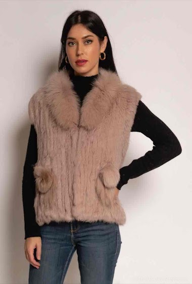 Wholesaler JULIET'S&CO - real fur coat