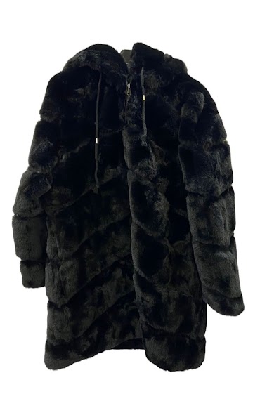 Großhändler JULIET'S&CO - Reversible coat in synthetic fur