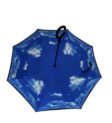 Großhändler JULIET'S&CO - Umgedrehter Regenschirm mit Wolkenmuster