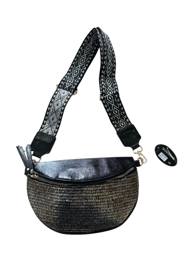 Wholesaler JULIET'S&CO - straw and synthetic leather fanny pack