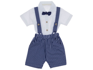 Wholesaler June Boutique Baby - Beige overalls set