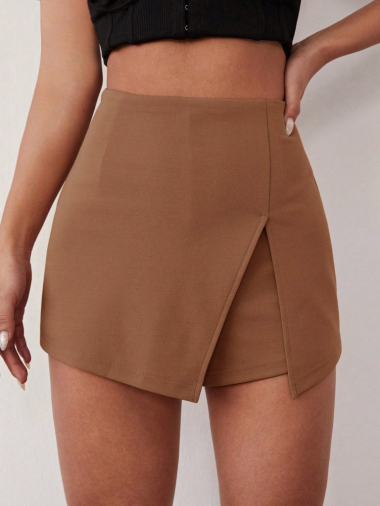 Wholesaler JUNE BOUTIQUE - Brown skirt shorts