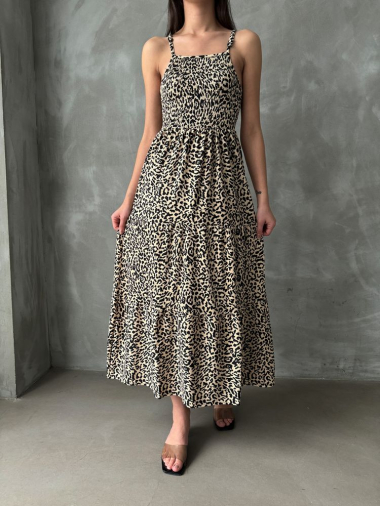 Wholesaler JUNE BOUTIQUE - Long leopard dress