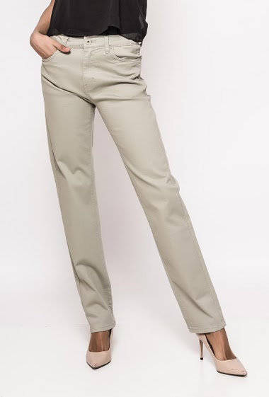 Großhändler J&W Paris - Regular cotton pants
