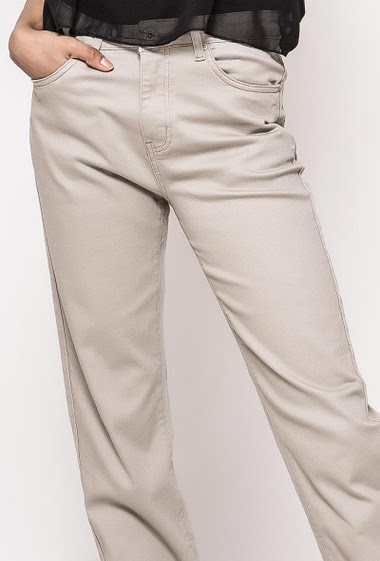 Großhändler J&W Paris - Regular cotton pants