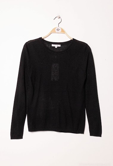 Wholesaler J&W Paris - Silk and cashmere sweater