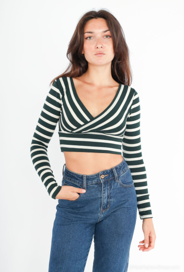 Wholesaler Kaia - Crop sweater iridescent