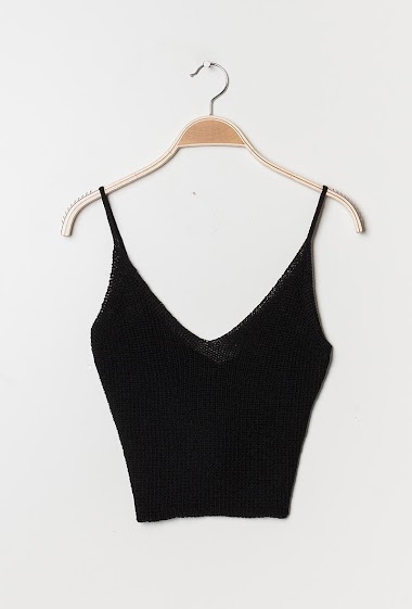Wholesaler Kaia - Cropped sleeveless knit sweater