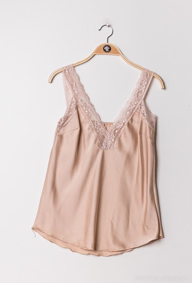 Großhändler Kaia - Tank top with lace