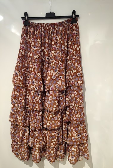 Großhändler Kaia - Floral skirt with ruffles