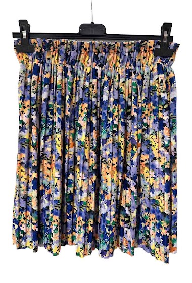 Wholesaler Kaia - Floral print pleated skirt