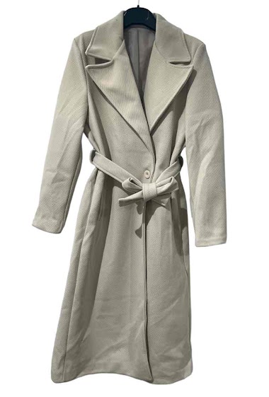 Großhändler Kaia - Longline coat with belt