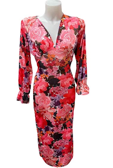 Wholesaler Kaia - Strech floral dress