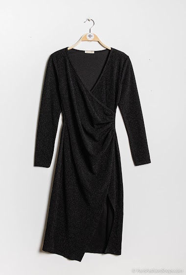 Wholesaler Kaia - Shiny and draped dress