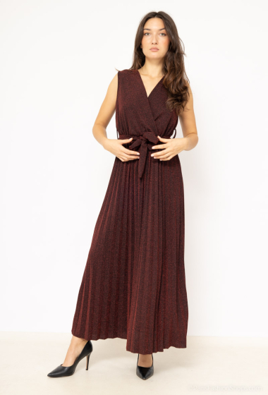Wholesaler Kaia - Shiny and pleated dress