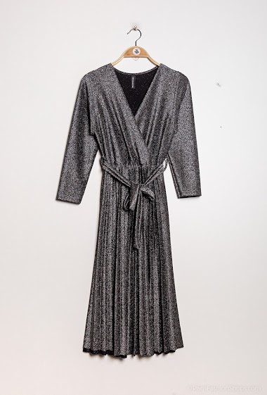 Großhändler Kaia - Shiny and pleated dress