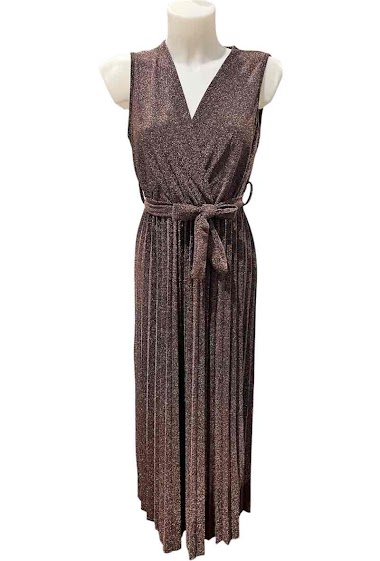 Wholesaler Kaia - Shiny and pleated dress